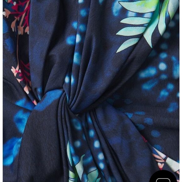 Johnny Was Annia Twist Floral One-Piece Swimsuit Size XS - Picture 16 of 16